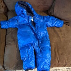 Columbia Bright Blue Baby Snowsuit